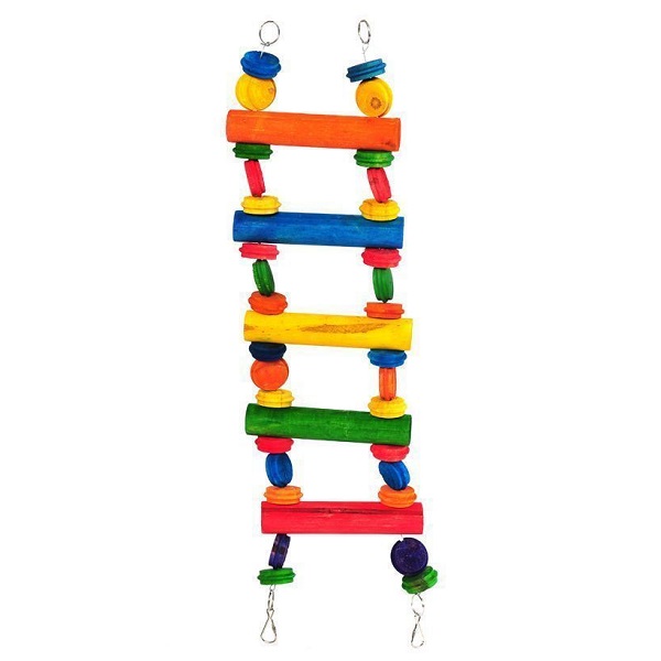 Playtime Multiwood Ladder Bird Toy