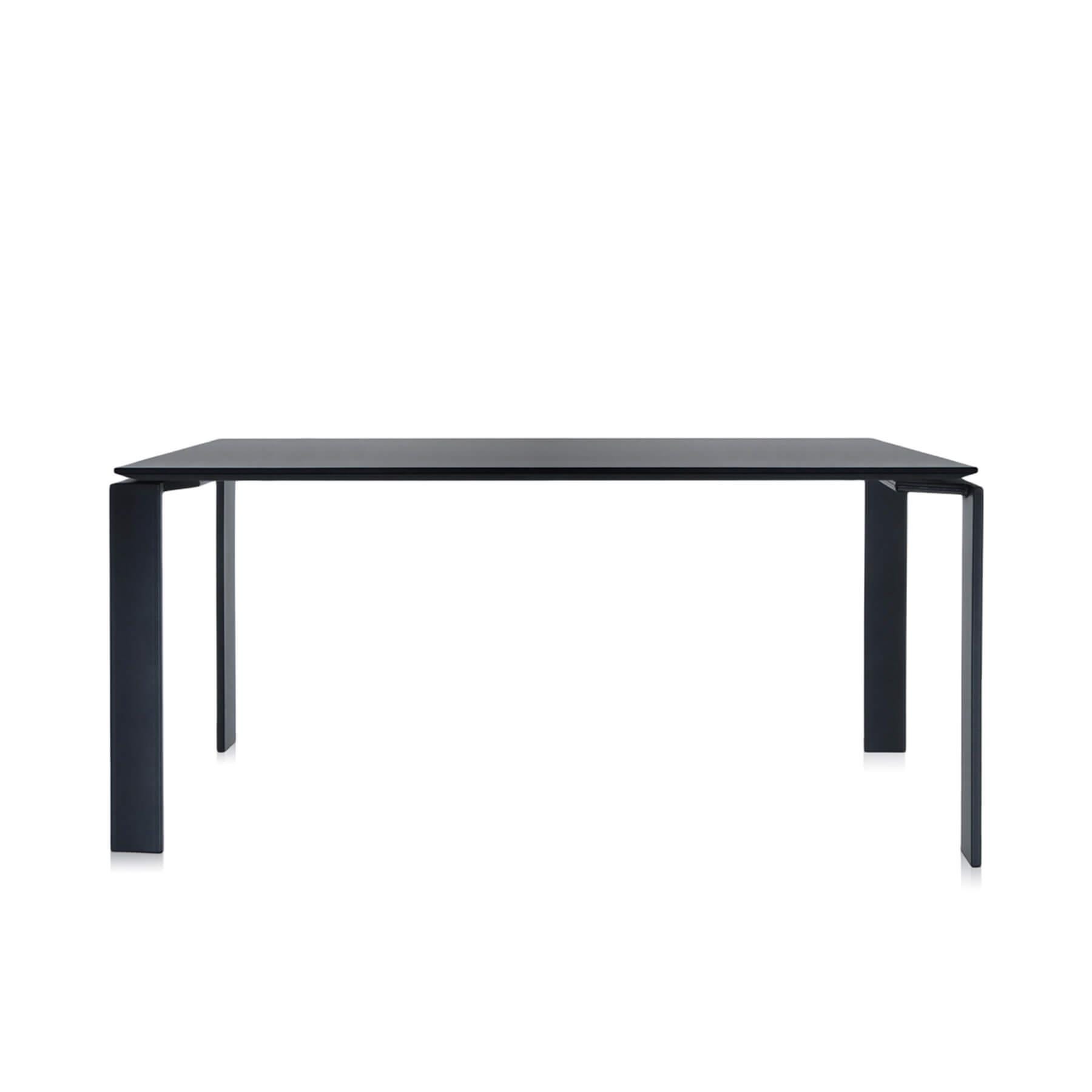 Kartell Four Rectangular Dining Table 158 Black Designer Furniture From Holloways Of Ludlow