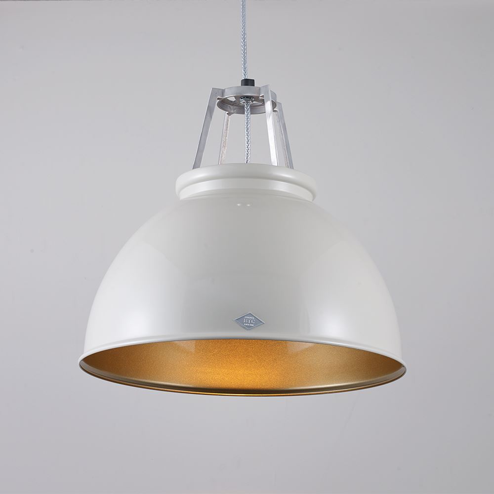 Original Btc Outlet Titan Pendant Light Size 3 Putty Grey Bronze Interior None Designer Pendant Lighting