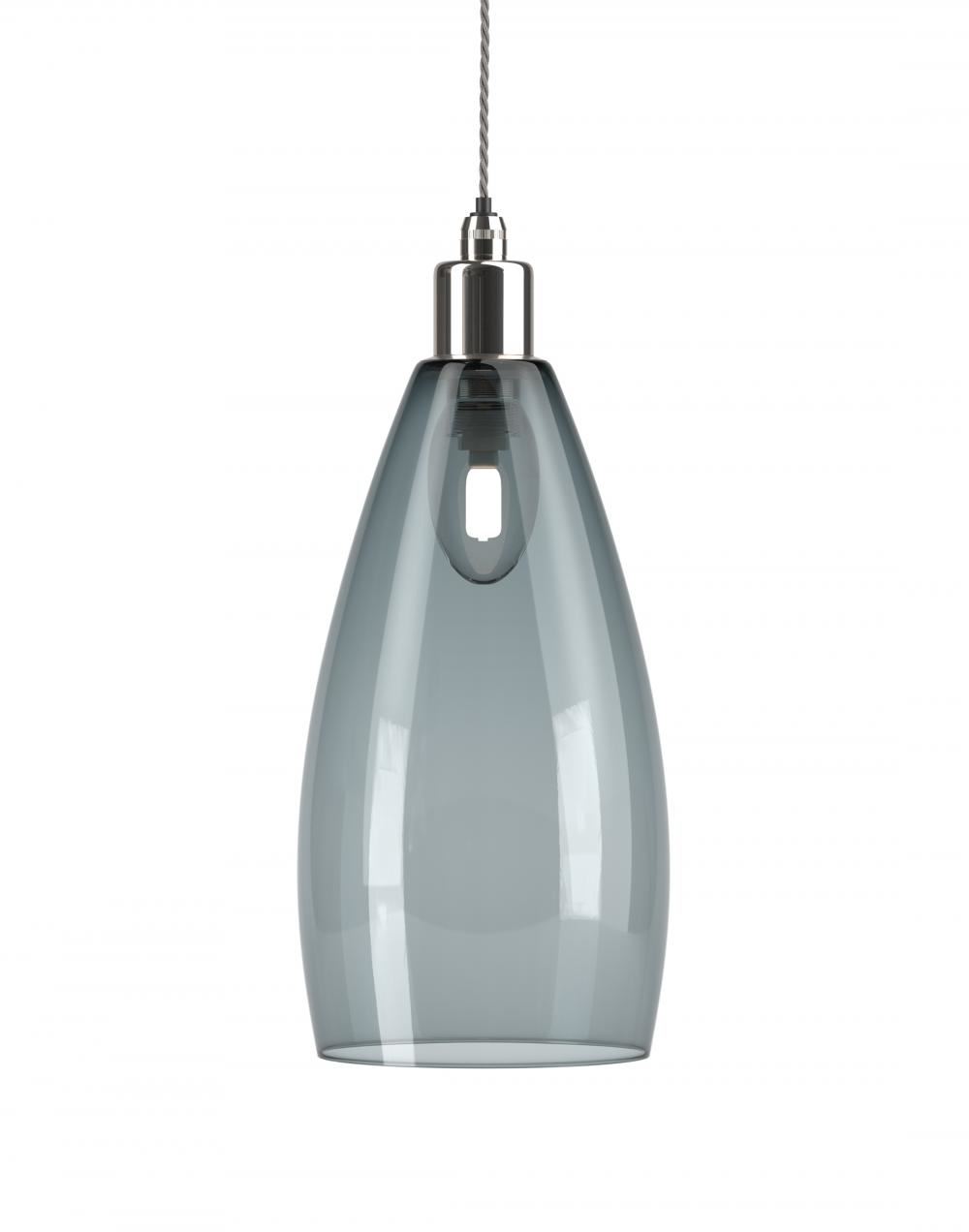 Fritz Fryer Upton Bathroom Pendant Large Smoked Nickel Bathroom Lighting Clear Designer Pendant Lighting