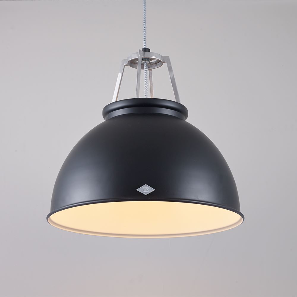 Original Btc Titan Pendant Size 3 Black White Interior None Designer Pendant Lighting