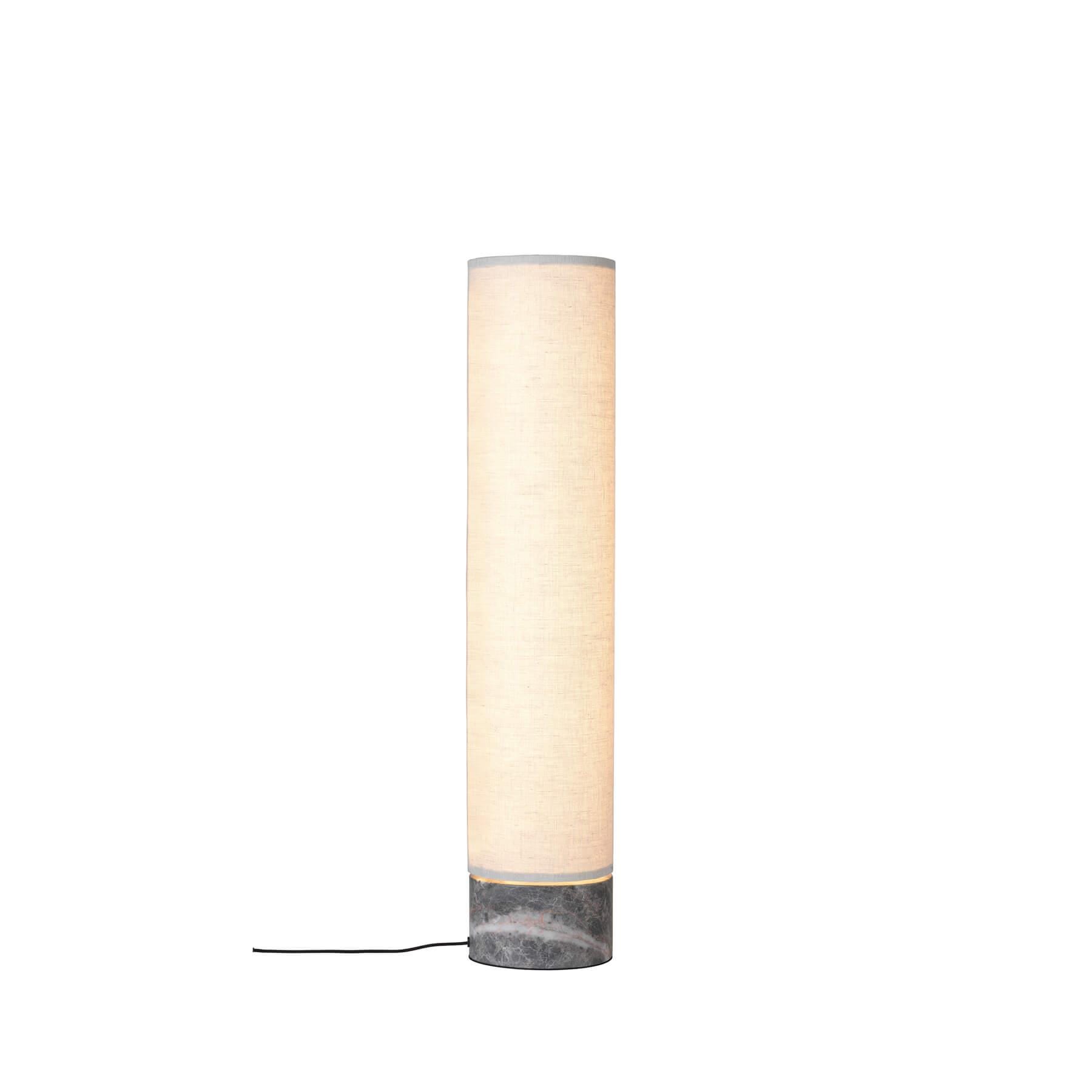 Gubi Unbound Floor Lamp Medium Canvas Floor Lighting Cream Designer Floor Lamp