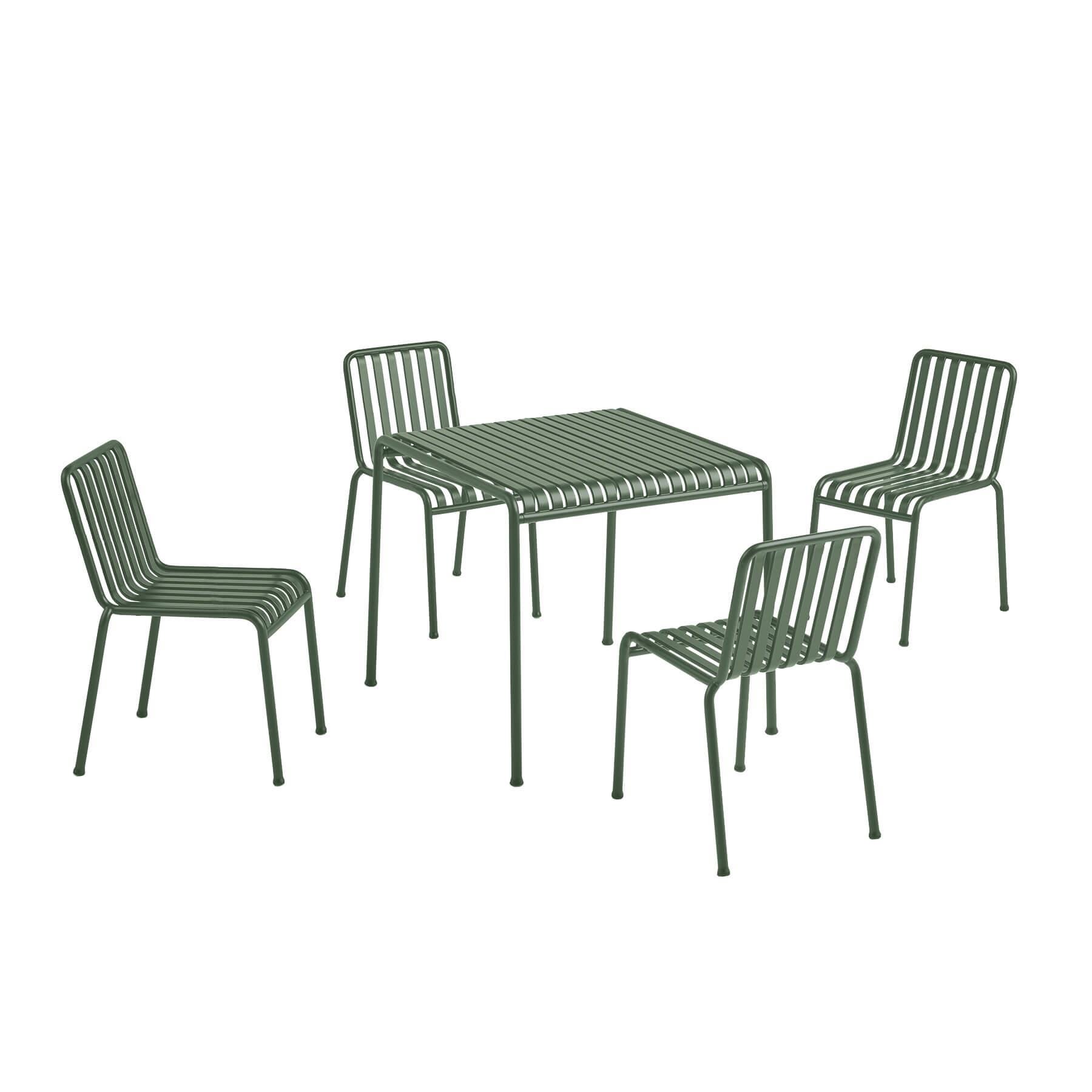 Hay Palissade Dining Collection Chairs Without Arms Olive Green Designer Furniture From Holloways Of Ludlow