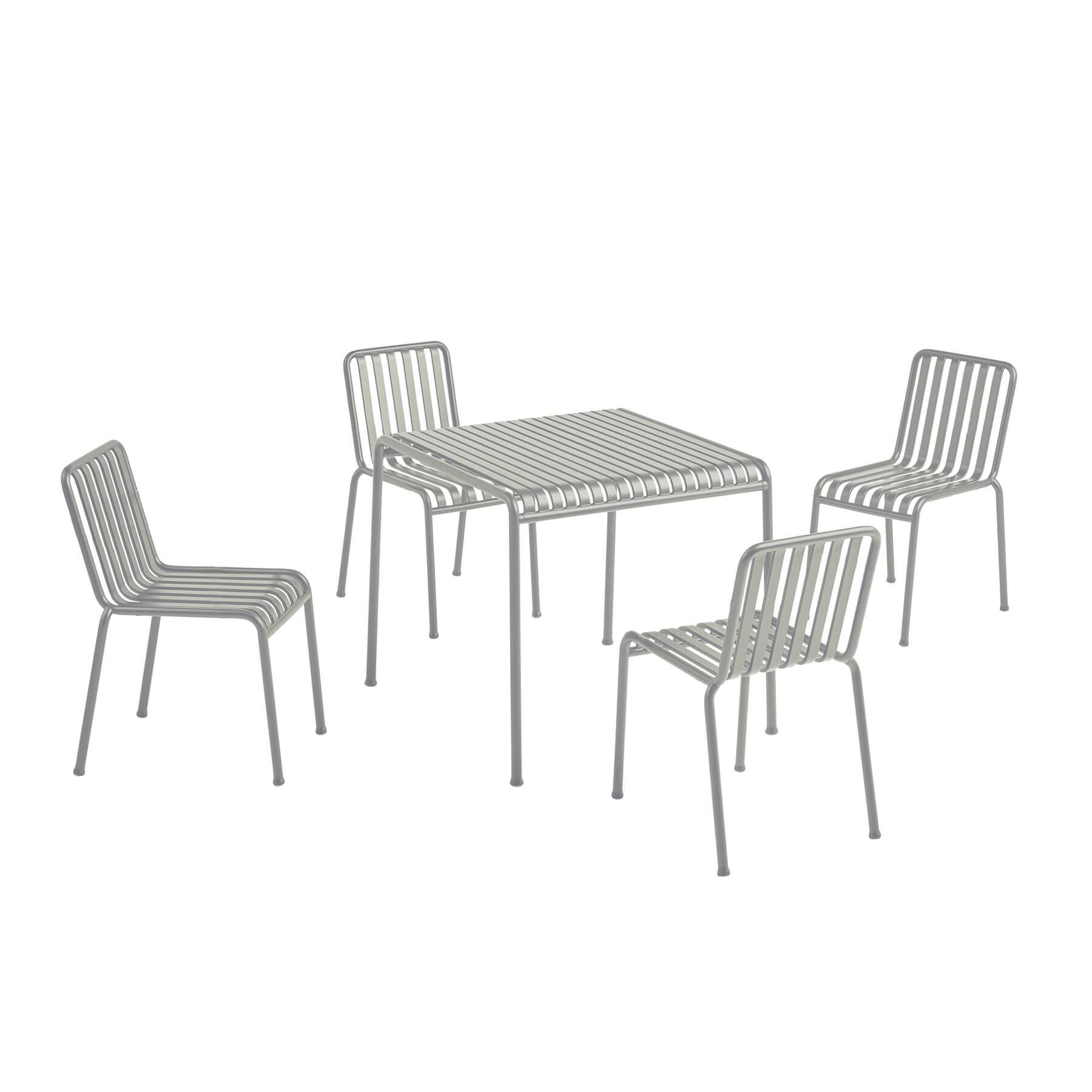 Hay Palissade Dining Collection Chairs Without Arms Sky Grey Designer Furniture From Holloways Of Ludlow