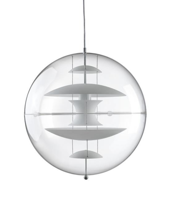 Verpan Vp Globe Pendant Small Opal Glass White Designer Pendant Lighting