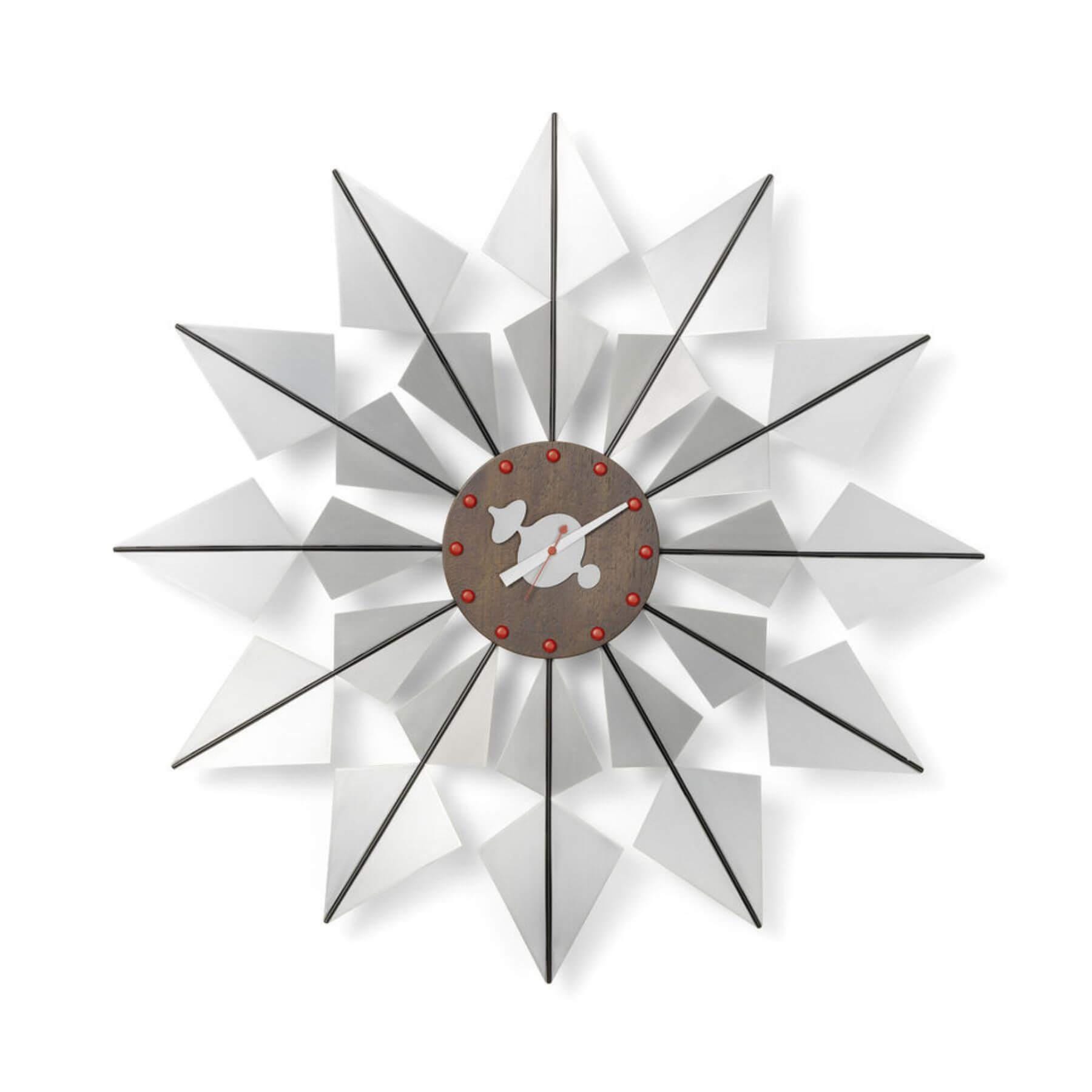 Vitra Flock Of Butterflies Wall Clock Silver