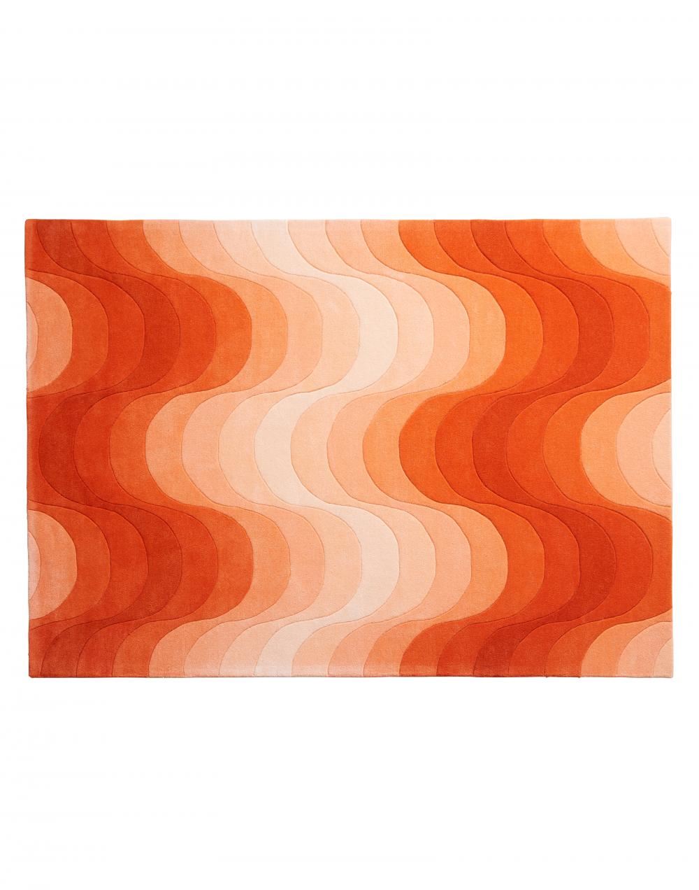 Wave Rug Orange