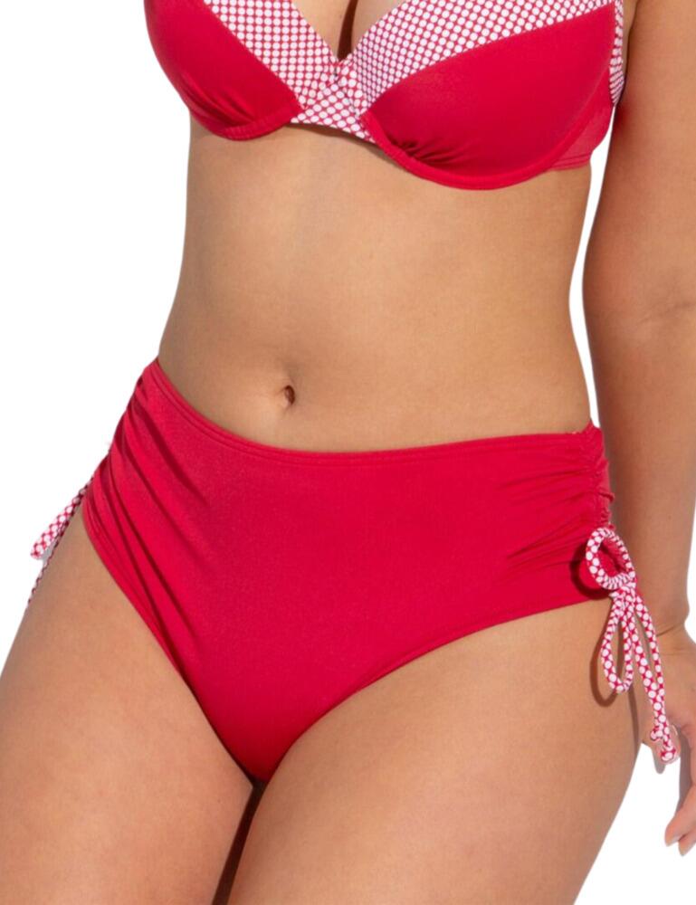 The Positano swimwear collection combines Pour Moi's classic designs in premium quality fabrics. These swim briefs have a classic minimal shorts style and the contrasting tie-side drawstring adds delicate detail. The mid-rise waist creates a flattering shape whilst the ruched tie sides offer an adjustable coverage design that is most comfortable for you. Complete the look with matching items available from the Positano swimwear collection by Pour Moi.  Contrasting tie-side drawstring Classic short shape Adjustable coverage Composition: 80% Polyamide &pipe; 20% Elastane Listed in UK sizes  49182-89125 182071 Bikini Bottoms