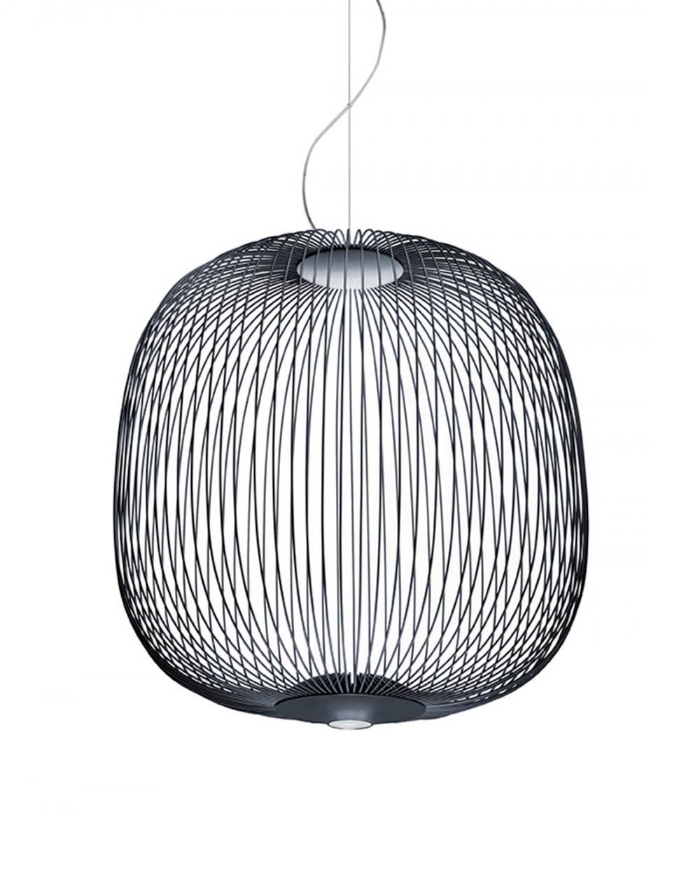 Foscarini Spokes 2 Pendant Graphite Black Designer Pendant Lighting