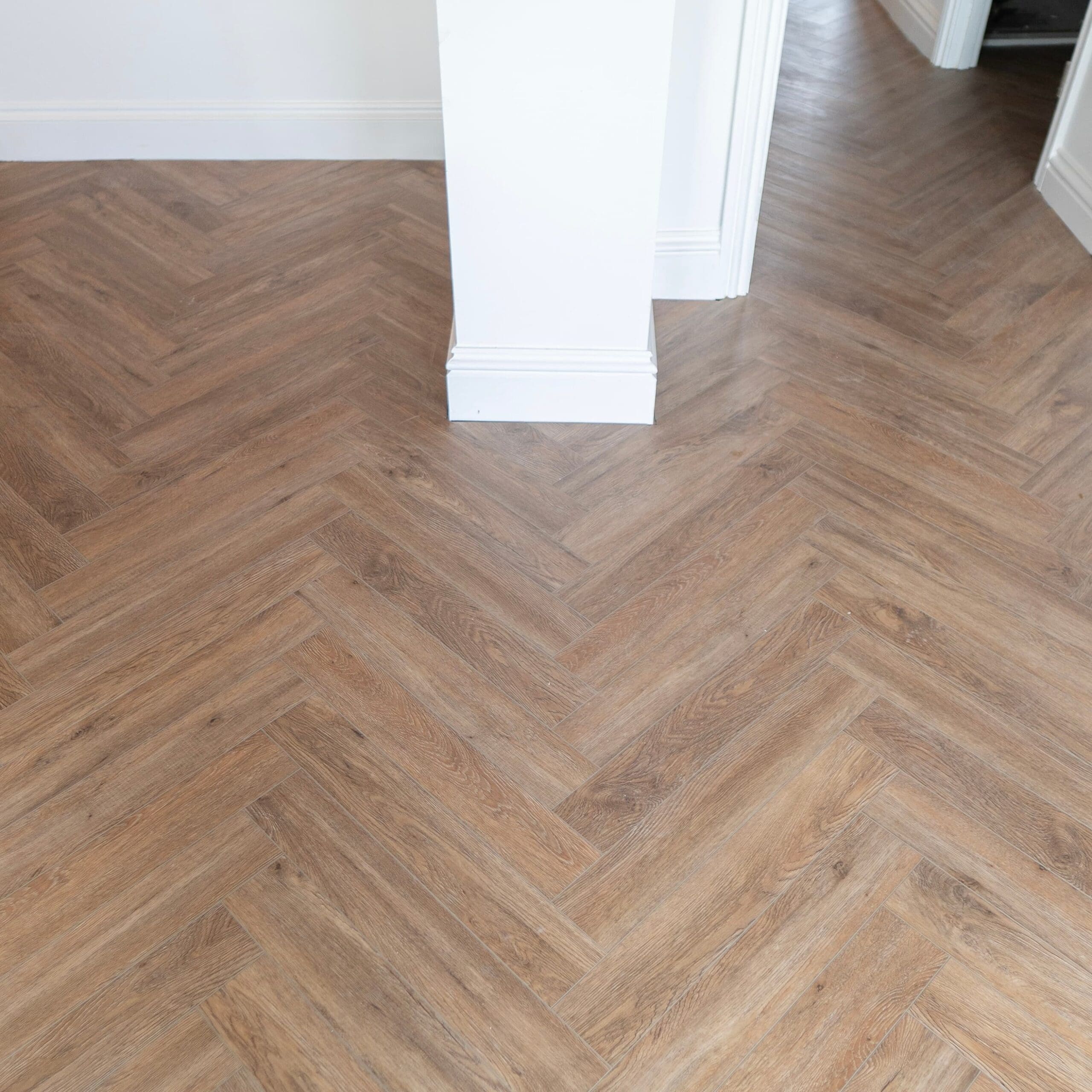Pro Herringbone 5mm Rustic Country Oak Luxury Vinyl Click Flooring
