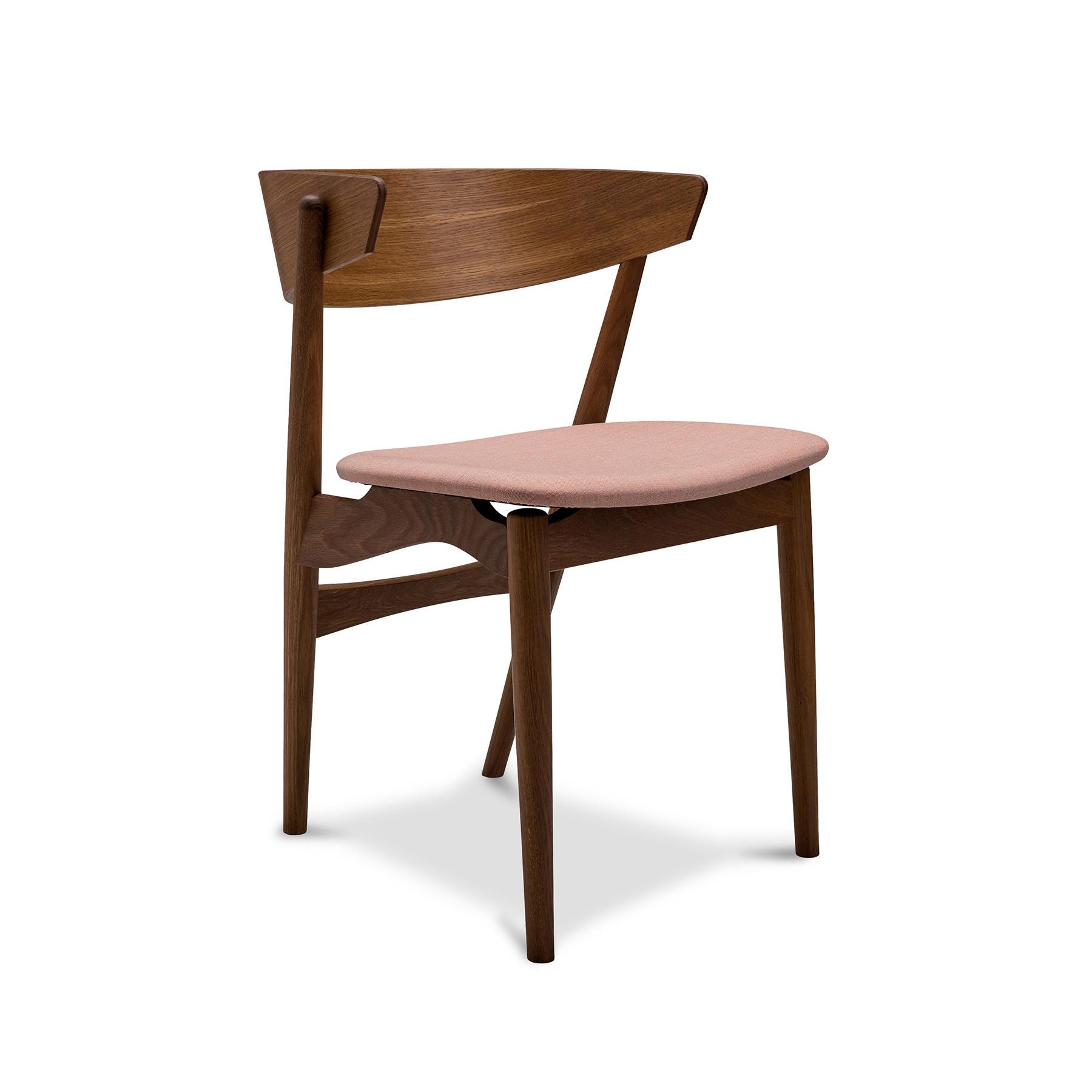 Sibast No 7 Dining Chair Upholstered Seat Smoked Oak Remix 612 Dak Wood Designer Furniture From Holloways Of Ludlow
