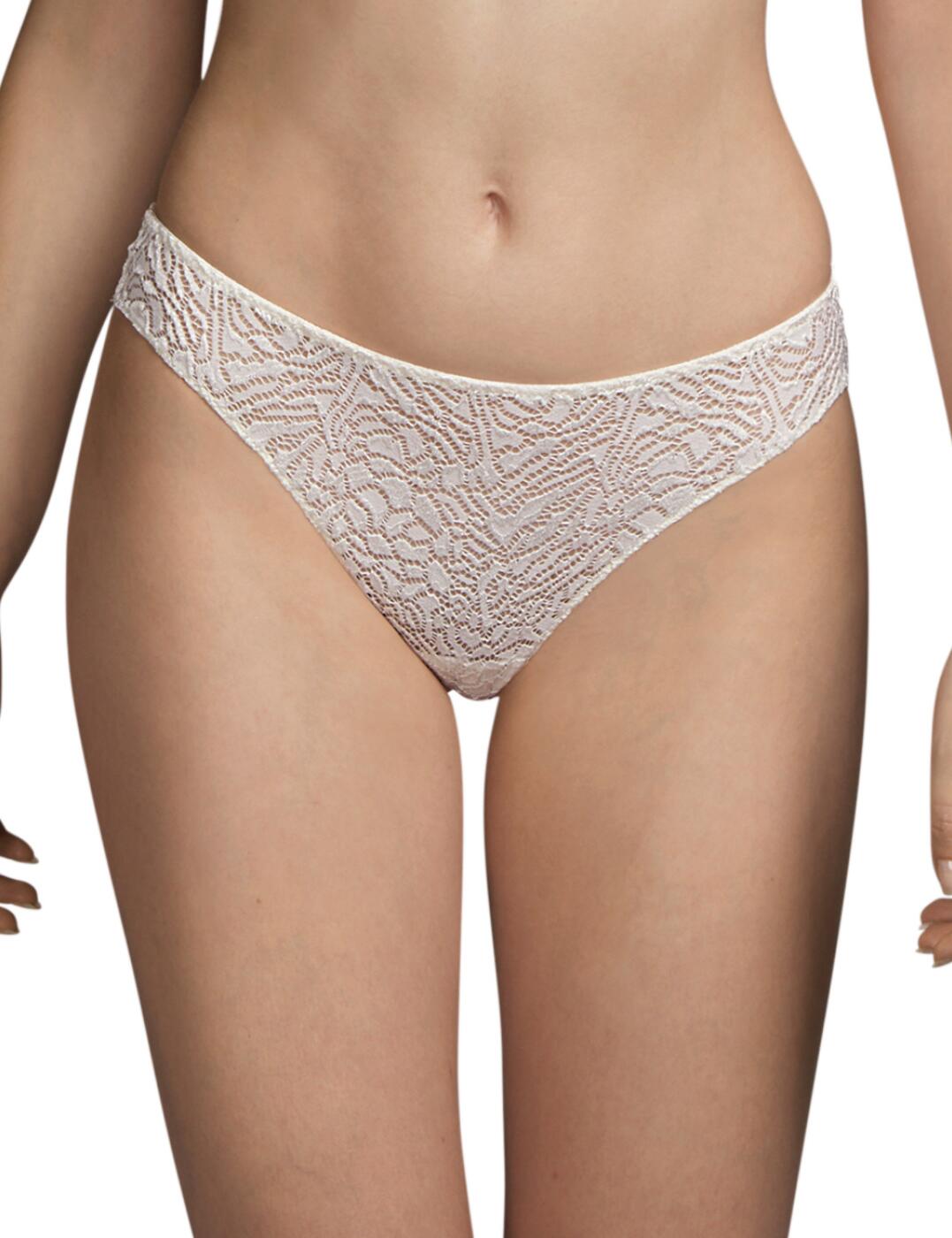 The Tharp range by Andres Sarda introduces feminine luxury lingerie with a fresh feeling. This rio brief is covered in lace front and rear with the rear being sheer for an added sexy feeling. The brief is low-rise and provides full rear coverage. Matching bra available to create full coordinated look.  Rio brief Luxury lingerie Fresh feeling Covered in lace Sheer lace rear for sexy touch Low-rise with full rear coverage Matching bra available Country of Origin:- Spain Composition:- 80% Polyamide &pipe; 15% Elastane &pipe; 5% Cotton  Listed in UK sizes  54618-97422-1264195 3310850 Rio Brief