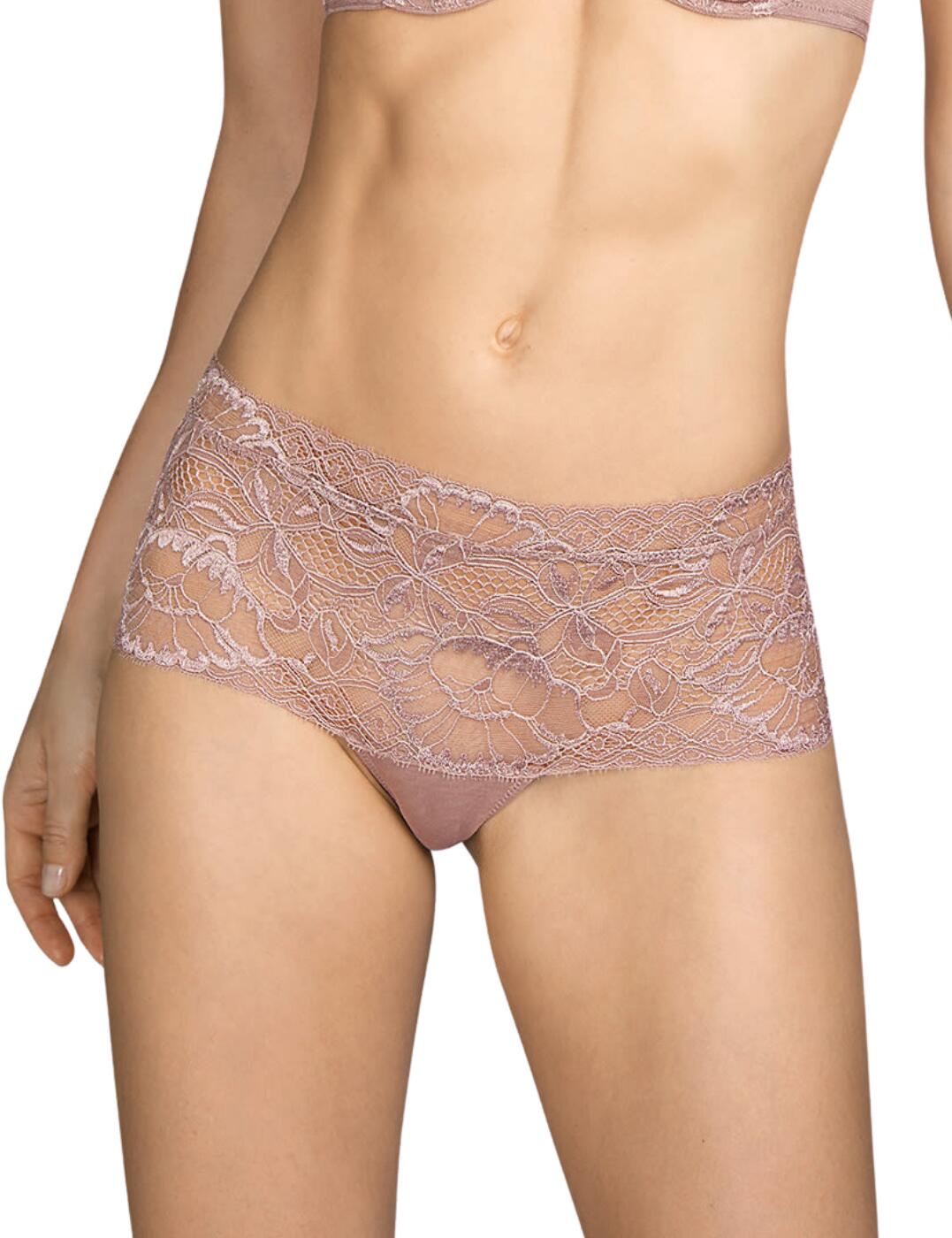 Look and feel amazing in these full briefs from Andres Sarda's Mini collection. With elegant lace covering the whole brief they leave nothing to the imagination. The detail and style guarantee invisible panty lines under all clothing and comfort for all-day wear. Pair this brief with matching coordinates to create a gorgeous look.  Elegant lace all around Invisible seams Comfortable fit Composition: 84% Polyamide &pipe; 10% Elastane &pipe; 6% Cotton Listed in UK sizes  49253-89257-1192134 3309257  Full Brief
