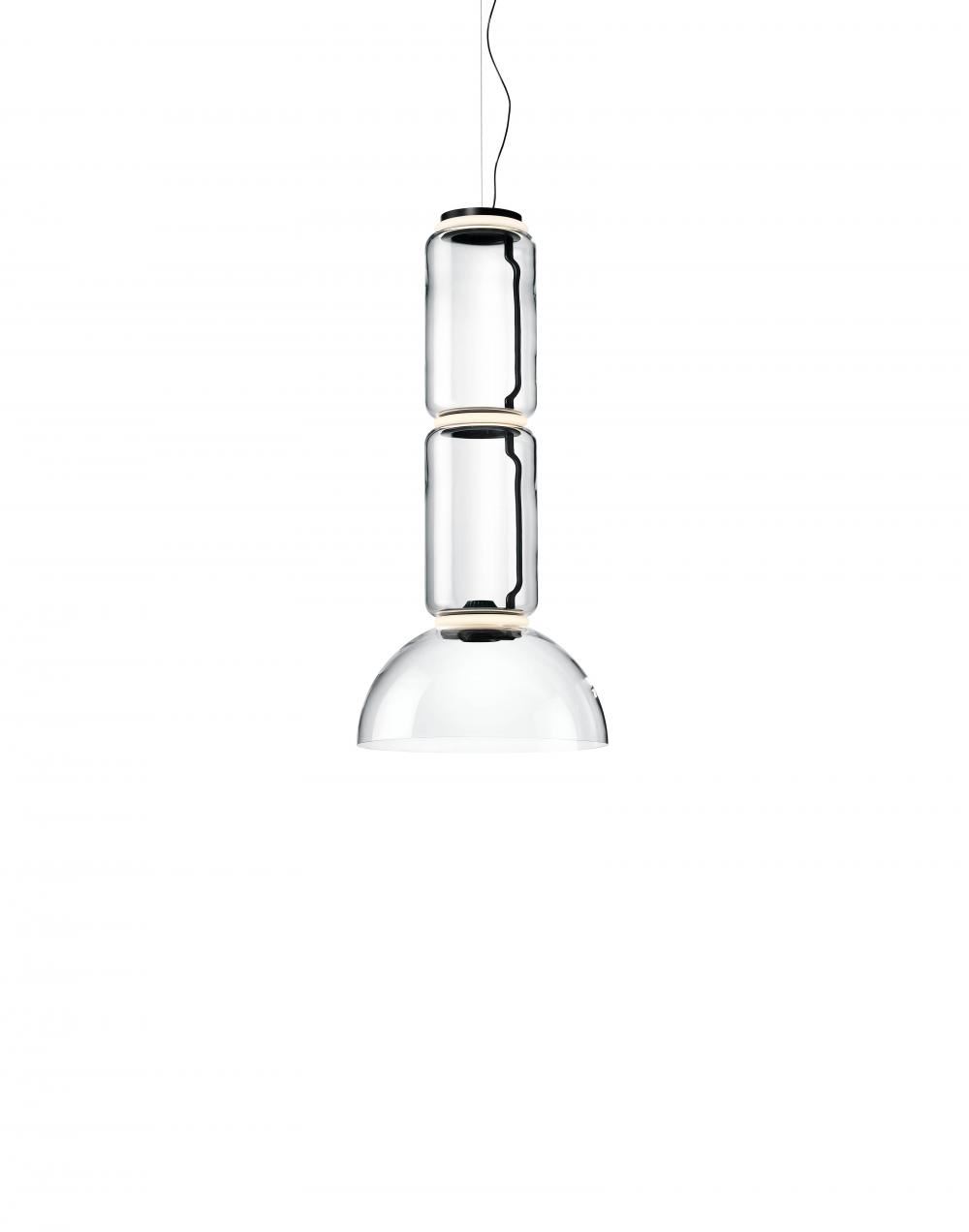 Noctambule Pendant Light Low Cylinder Bowl Medium