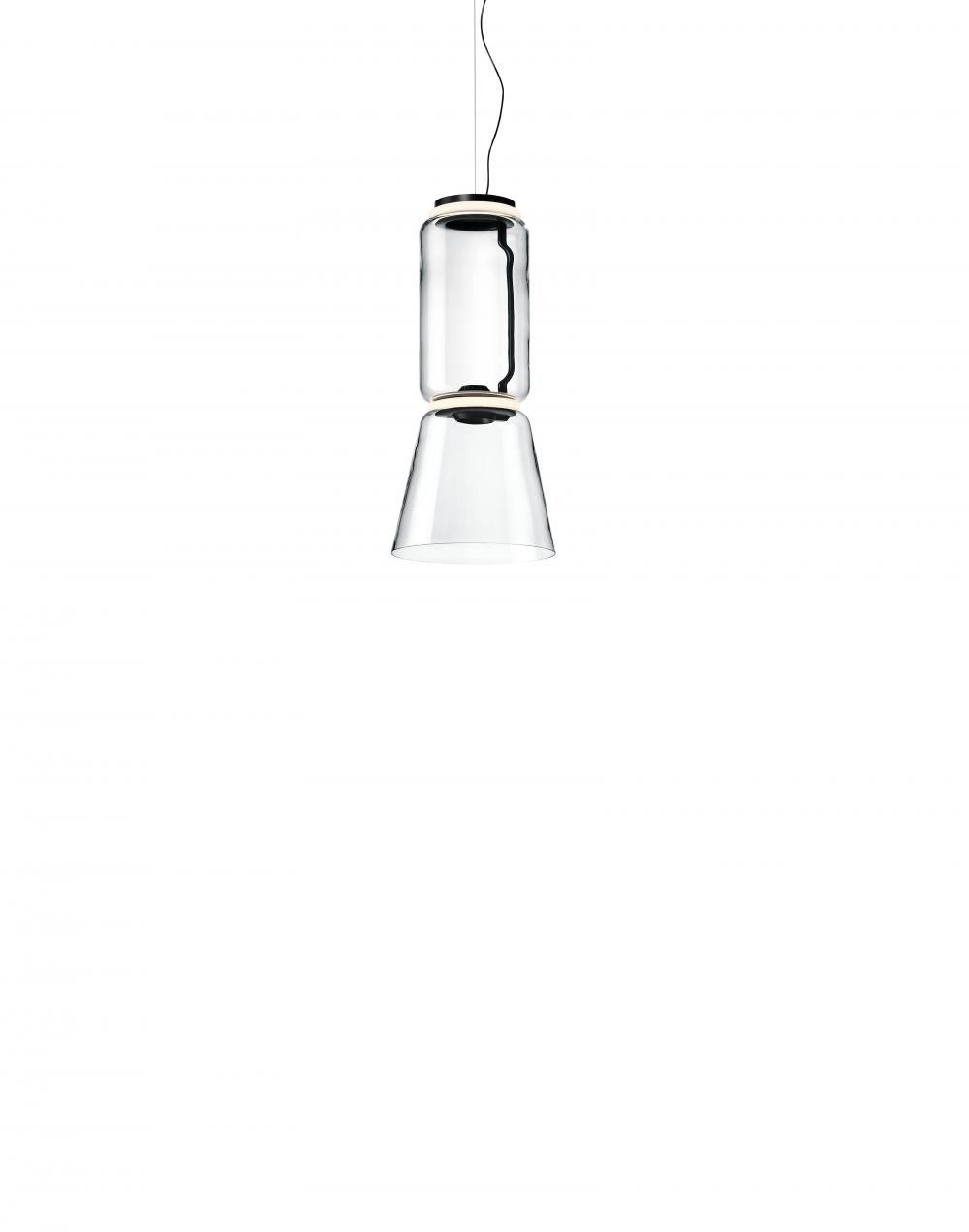 Noctambule Pendant Light Low Cylinder Cone Small