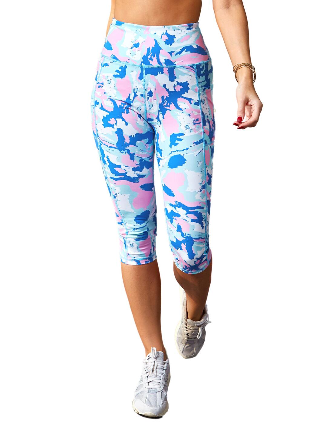 Get ready to move! The Energy Reach collection by Pour Moi brings you an invigorating range of gym wear that you'll want to show off! These Capri sports leggings boast a flattering and comfortable high-waist style that smooths the midsection. Two side pockets allow you to keep your essentials close by. The short Capri length allows your skin to breathe during your workout. Crafted from sweat-wicking fabric that ensures you feel cool and comfortable no matter how heated things get!  High waisted style Side pockets Sweat-wicking fabric Country of origin: China Composition: 78% Polyamide &pipe; 22% Elastane Listed in UK sizes  55405-98789-1286298 97132 Sports Leggings