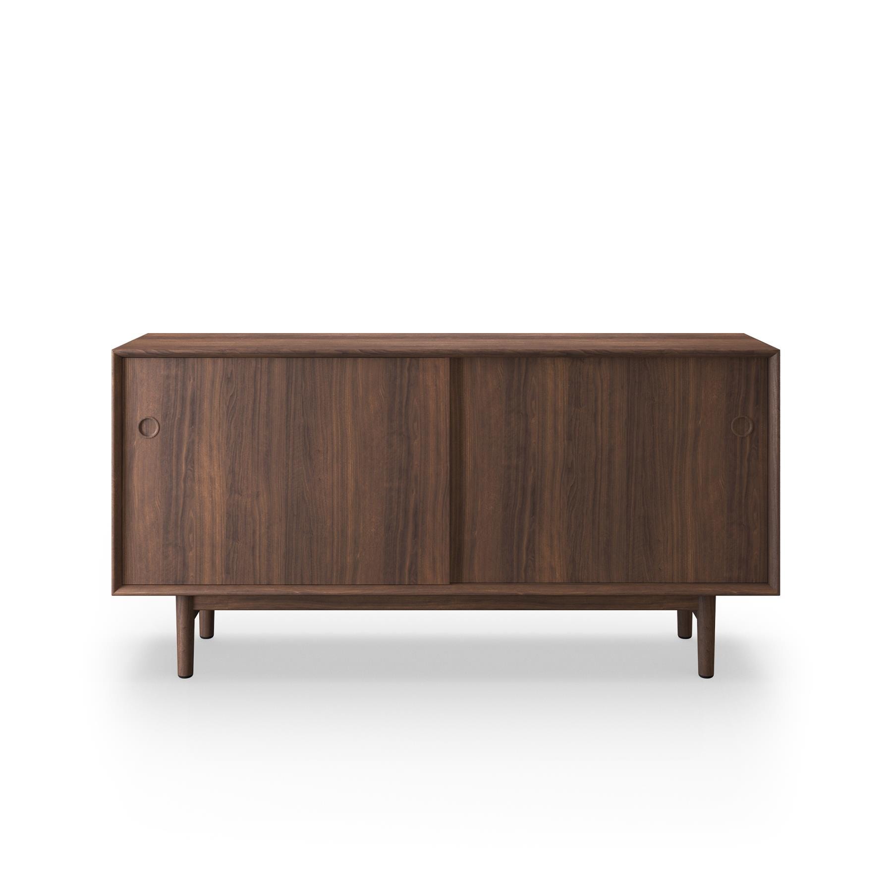 Sibast No 11 Sideboard Walnut Natural Front Wooden Legs Dark Wood Designer Furniture From Holloways Of Ludlow