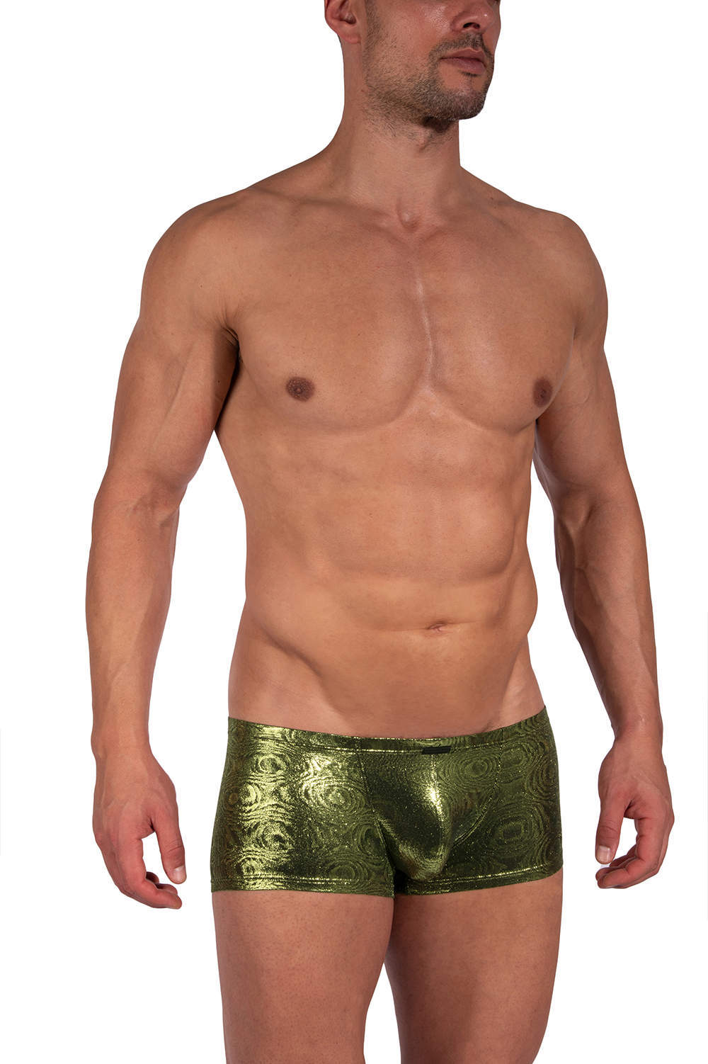 Shop shiny Manstore M2389 Micro Pant men’s underwear trunks in slinky ripple effect. Buy fine male boxer brief shorts. Pure luxury - designer brand