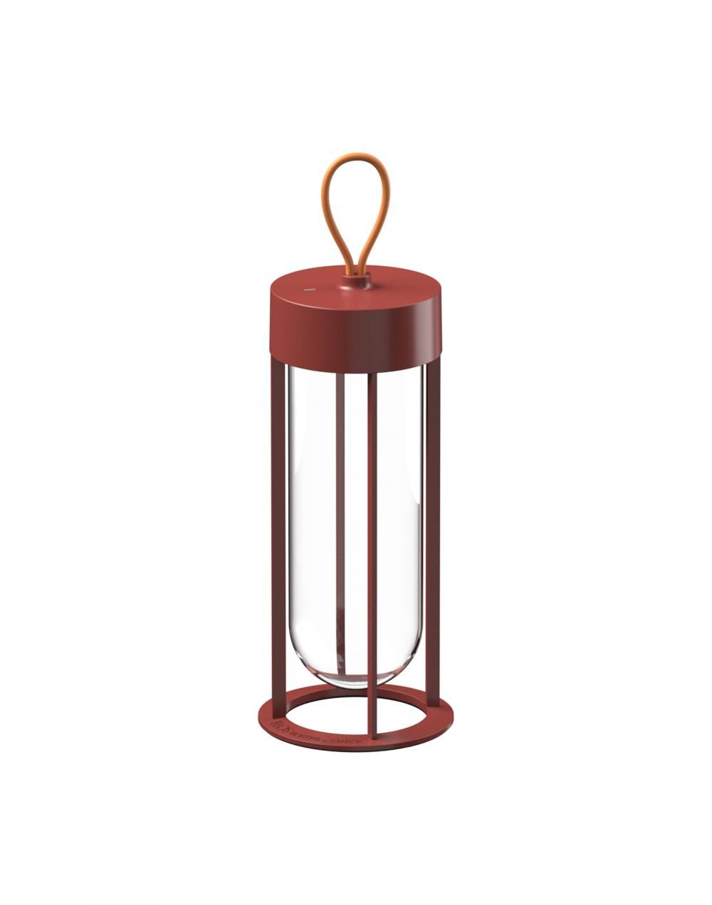 In Vitro Unplugged Table Lamp Terracotta