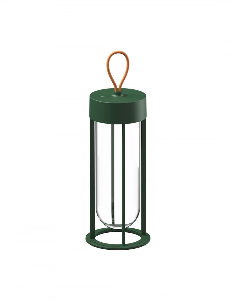 In Vitro Unplugged Table Lamp Forest Green