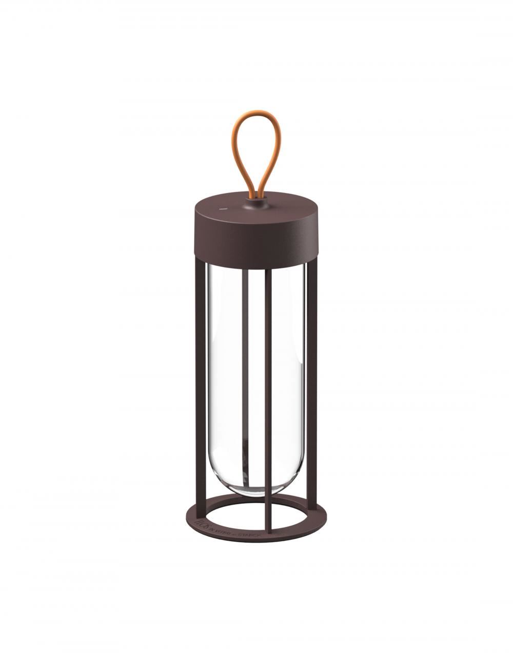 In Vitro Unplugged Table Lamp Deep Brown