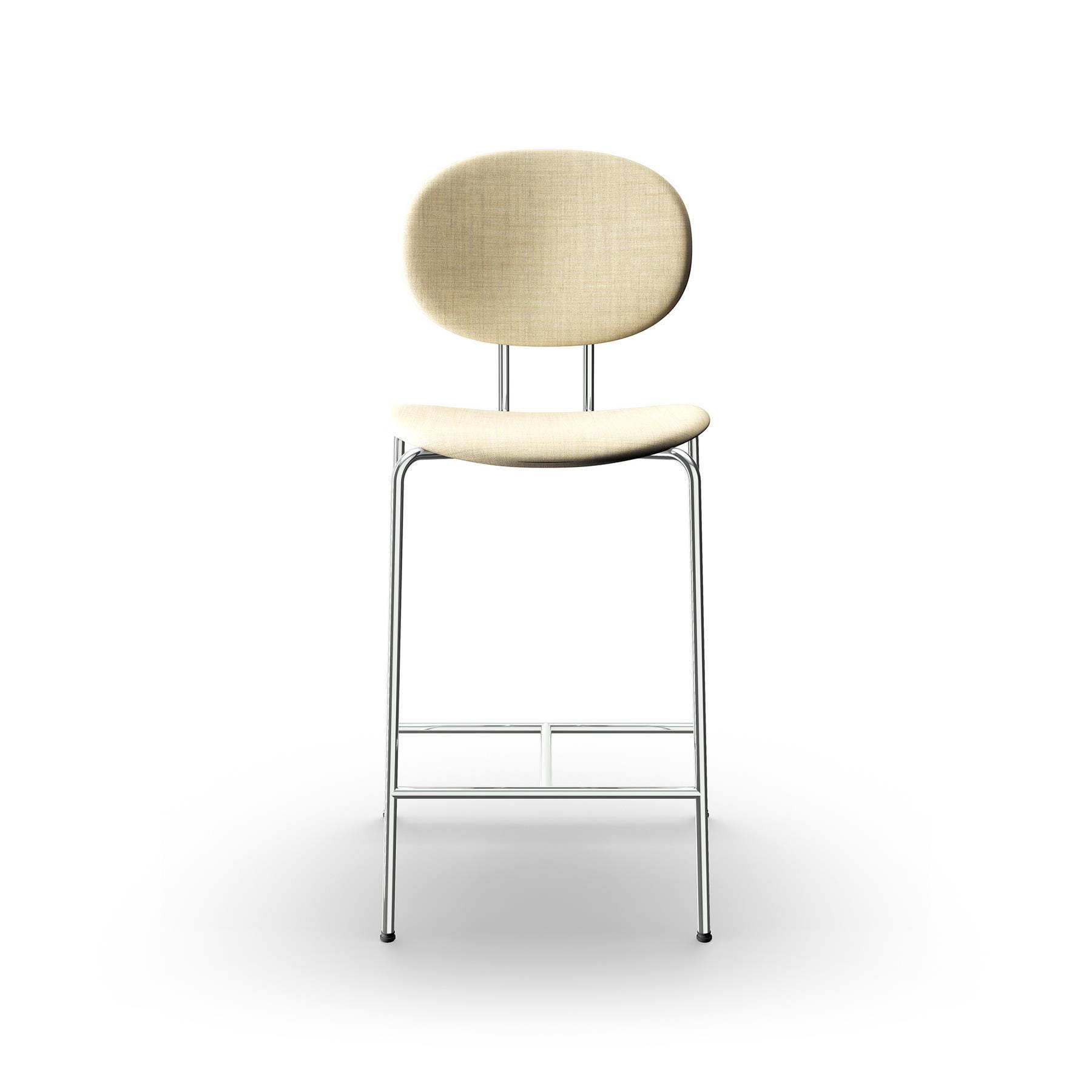 Sibast Piet Hein Bar Chair Upholstered Chrome Remix 223 Kitchen Counter Stool Cream Designer Furniture From Holloways Of Ludlow