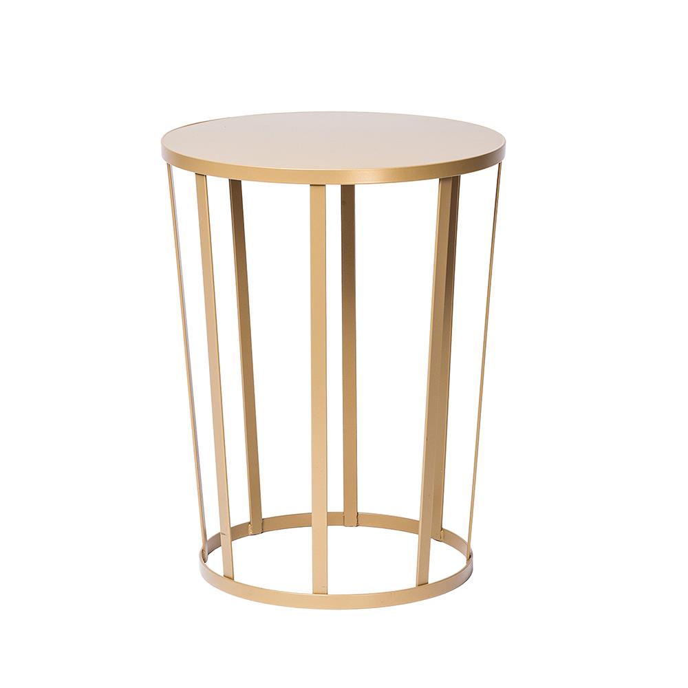 Stool Side Table Golden