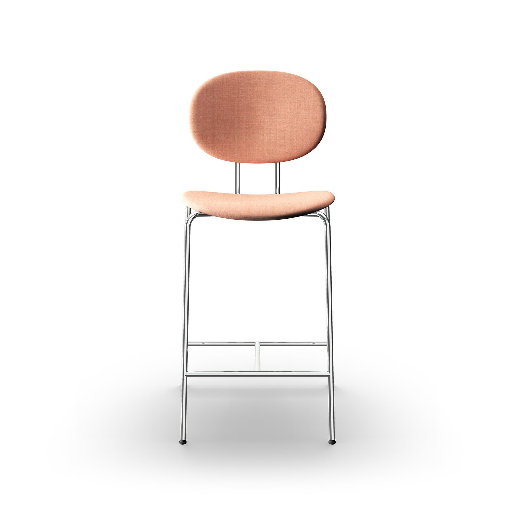Sibast Piet Hein Bar Chair Upholstered Chrome Remix 612 High Bar Stool Pink Designer Furniture From Holloways Of Ludlow