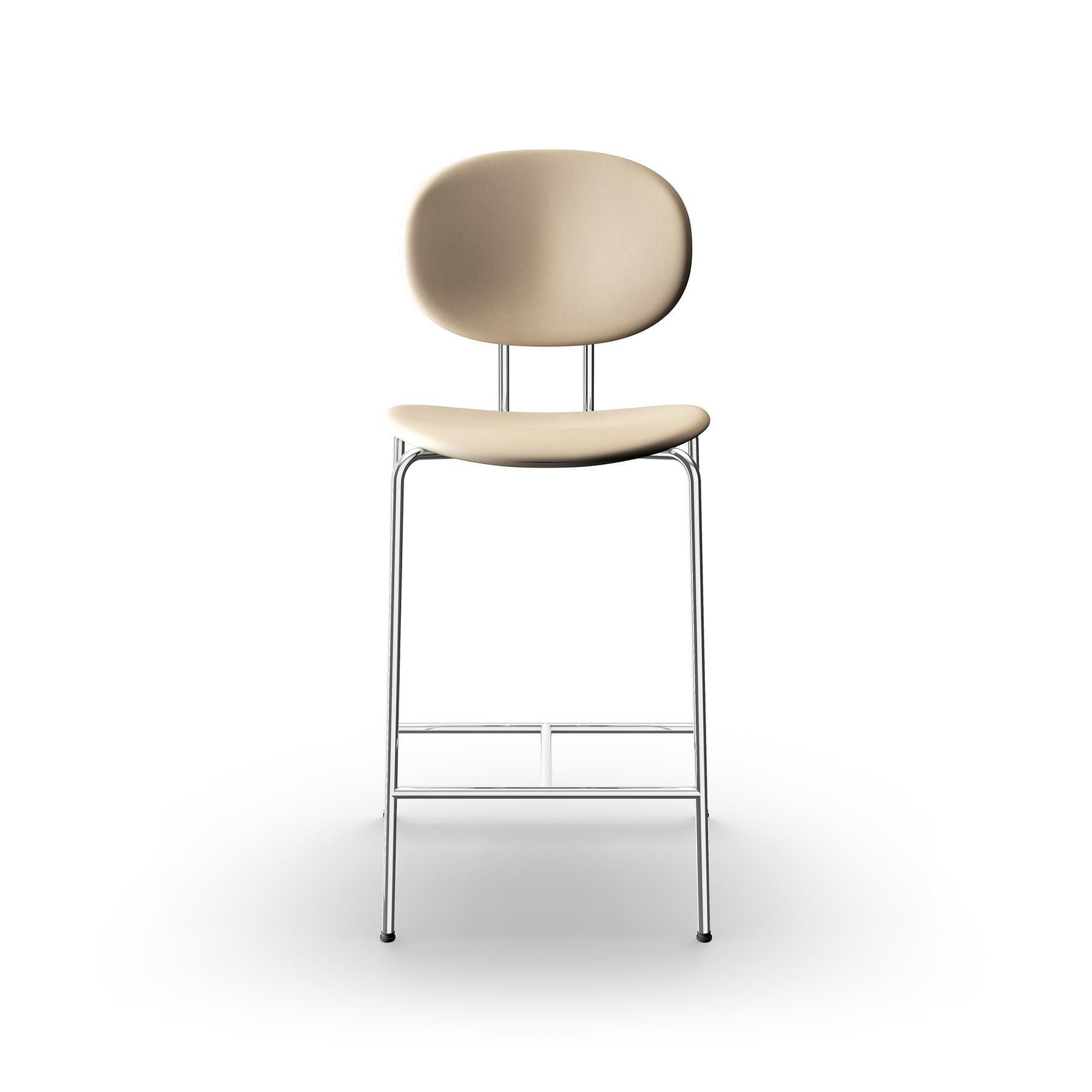 Sibast Piet Hein Bar Chair Upholstered Chrome Ultra Earth Kitchen Counter Stool Cream Designer Furniture From Holloways Of Ludlow