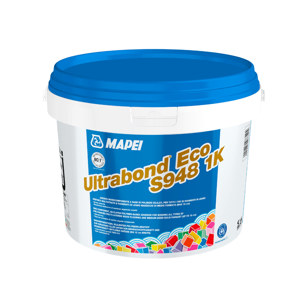 Mapei Ultrabond Silylated Polymer-based Wood Flooring Adhesive - 15kg Tub
