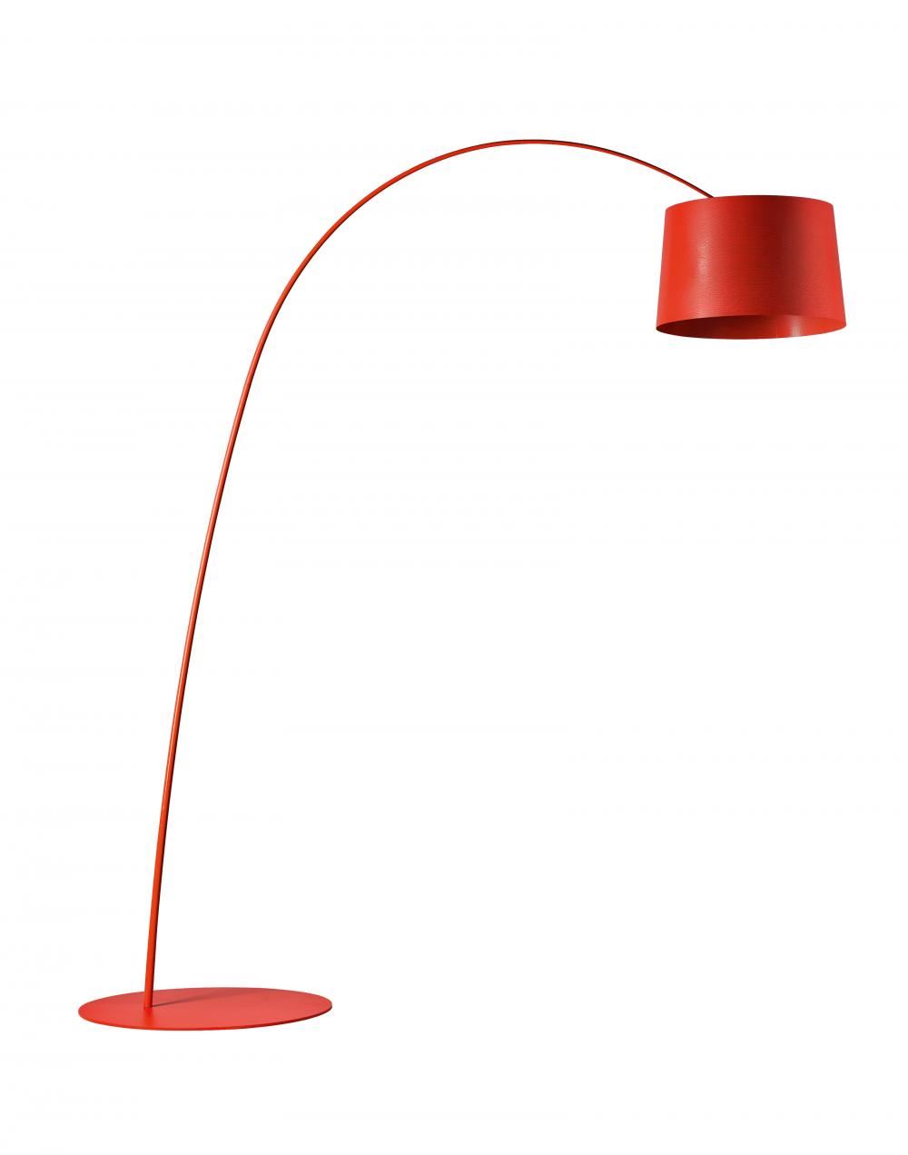Twiggy Floor Lamp Mylight Dimmable Led Turnable White Crimson
