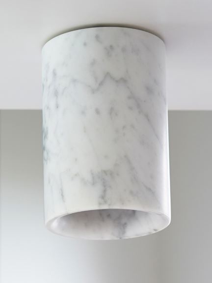 Solid Ceiling Light Marble Carrara Marble