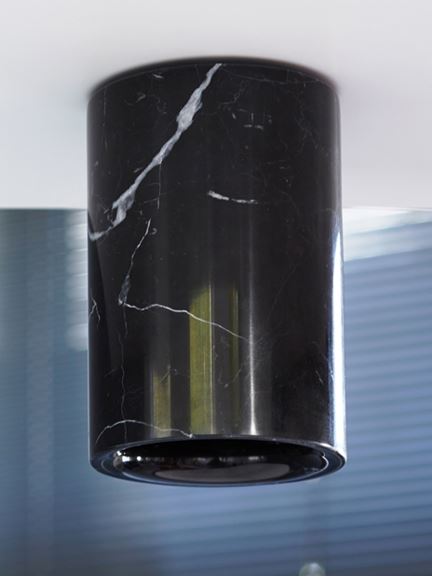 Solid Ceiling Light Marble Marquina Marble