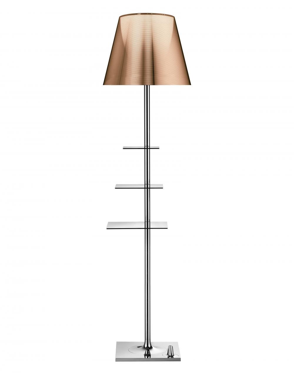 Bibliotheque Nationale Floor Light Aliminised Bronze