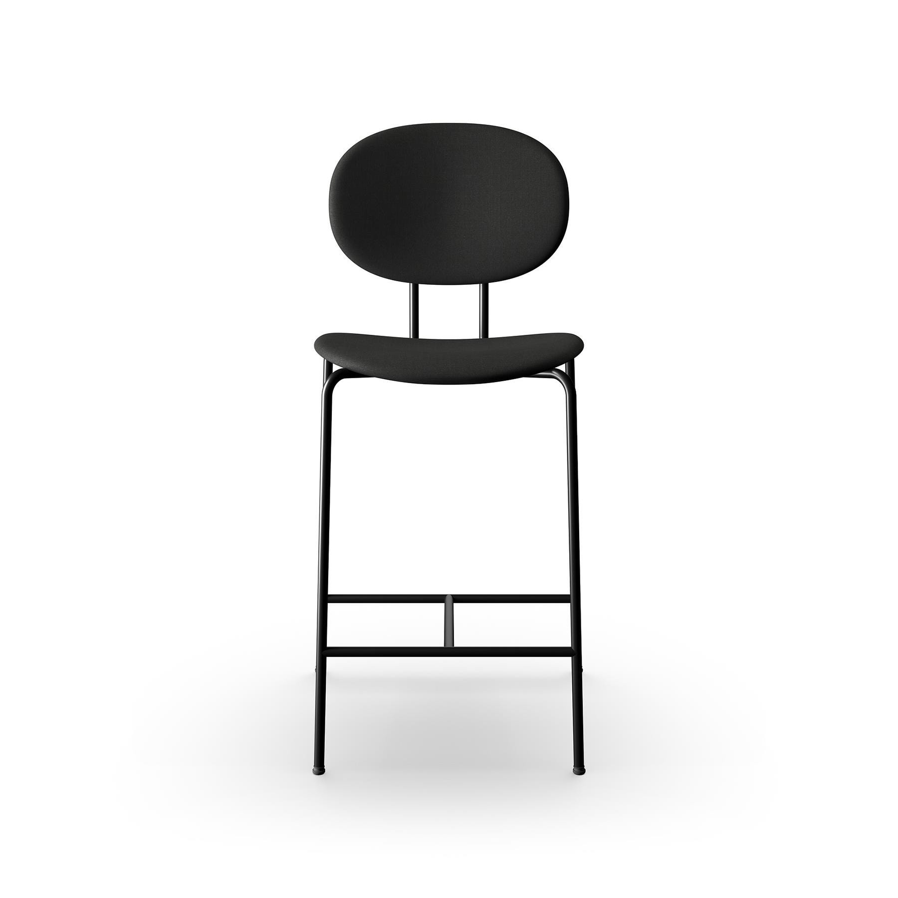 Sibast Piet Hein Bar Chair Upholstered Black Steel Remix 383 High Bar Stool Designer Furniture From Holloways Of Ludlow