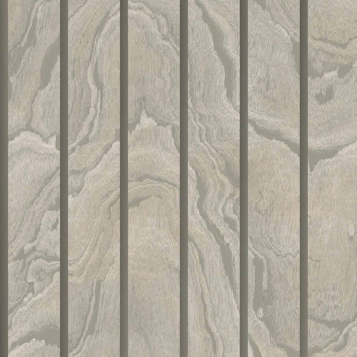 Muriva Woodgrain Panel Natural Wallpaper 10m x 53cm, Cream