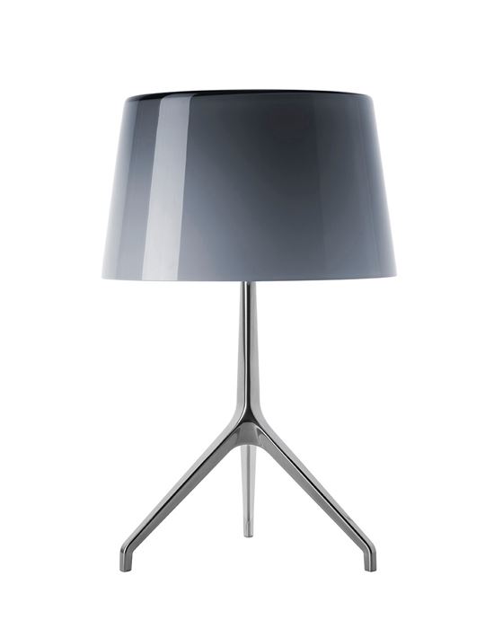 Lumiere Xx Table Lights Xxl Aluminium Grey Glass