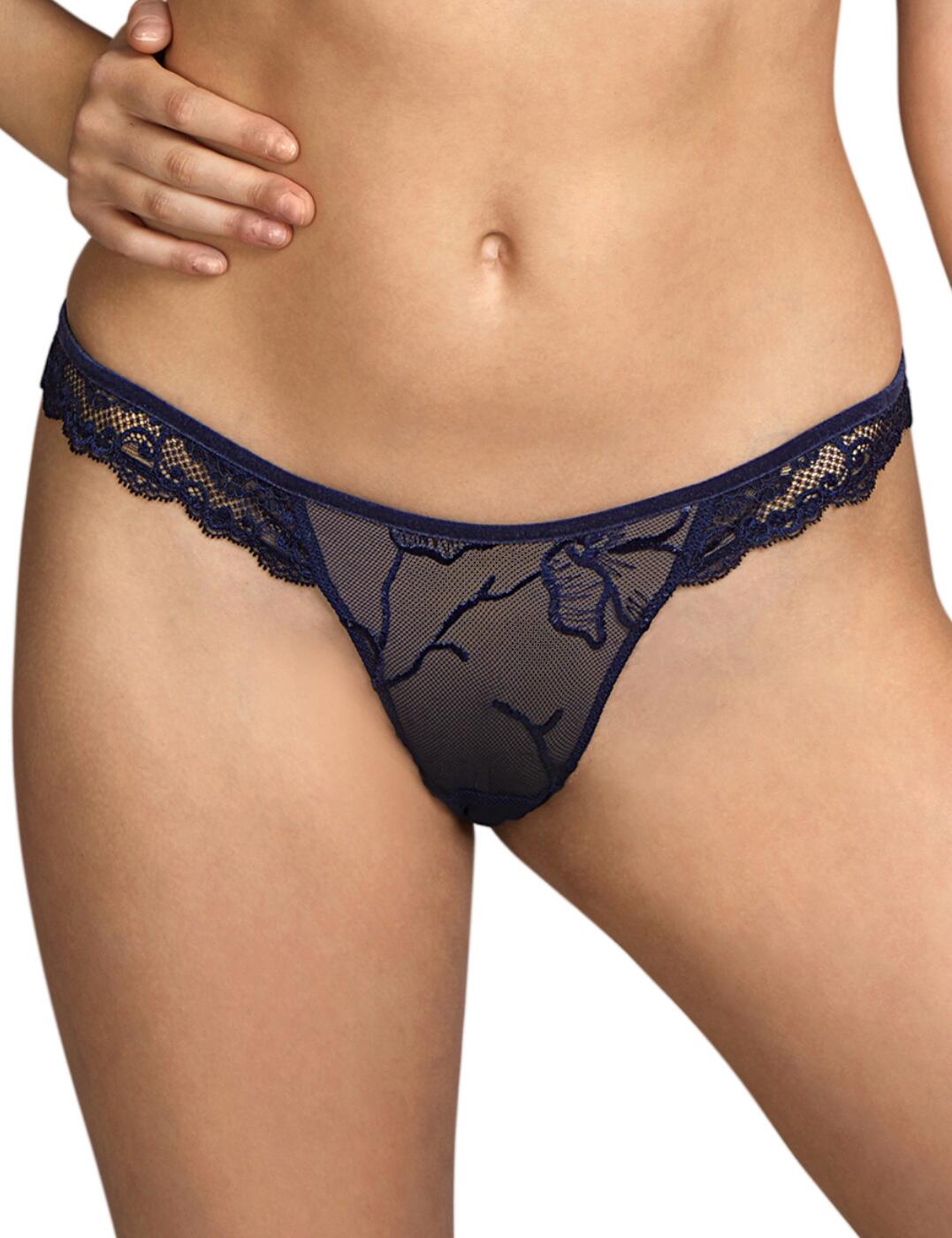 Andres Sarda introduces a seductive spin on your everyday lingerie with these Italian briefs from the Edurne collection. The low-rise waist and minimal rear coverage are sure to add a bit of spice to your look, which will make you feel powerful and gorgeous even during your daily activities. The delicate floral embroidery and lace only reinforce the sensual vibe of this piece. Wear with matching items from the Edurne range for a wholly coordinated look.  Semi-sheer tulle material Floral embroidery Lace panels on the sides and lower back Low-rise waist Minimal rear coverage Matching coordinates available Country of origin: Tunisia Composition: 76% Polyamide &pipe; 15% Elastane &pipe; 5% Cotton &pipe; 4% Polyester  Listed in UK sizes  55712-99199-1285745 3311256 Brief