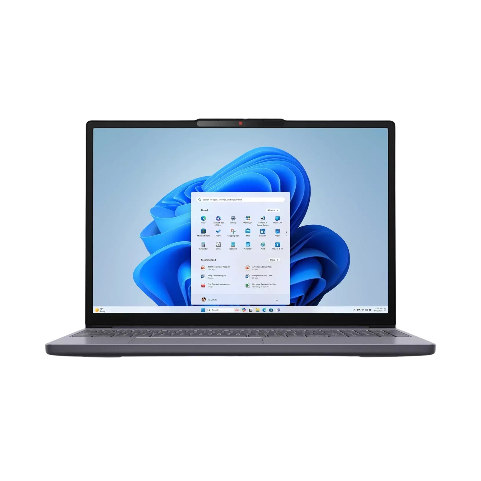 Image of Lenovo IdeaPad Slim 3, 15.3" Laptop AMD Ryzen 7 16GB 512GB Windows 11 - Arctic Grey 83K700DCUK