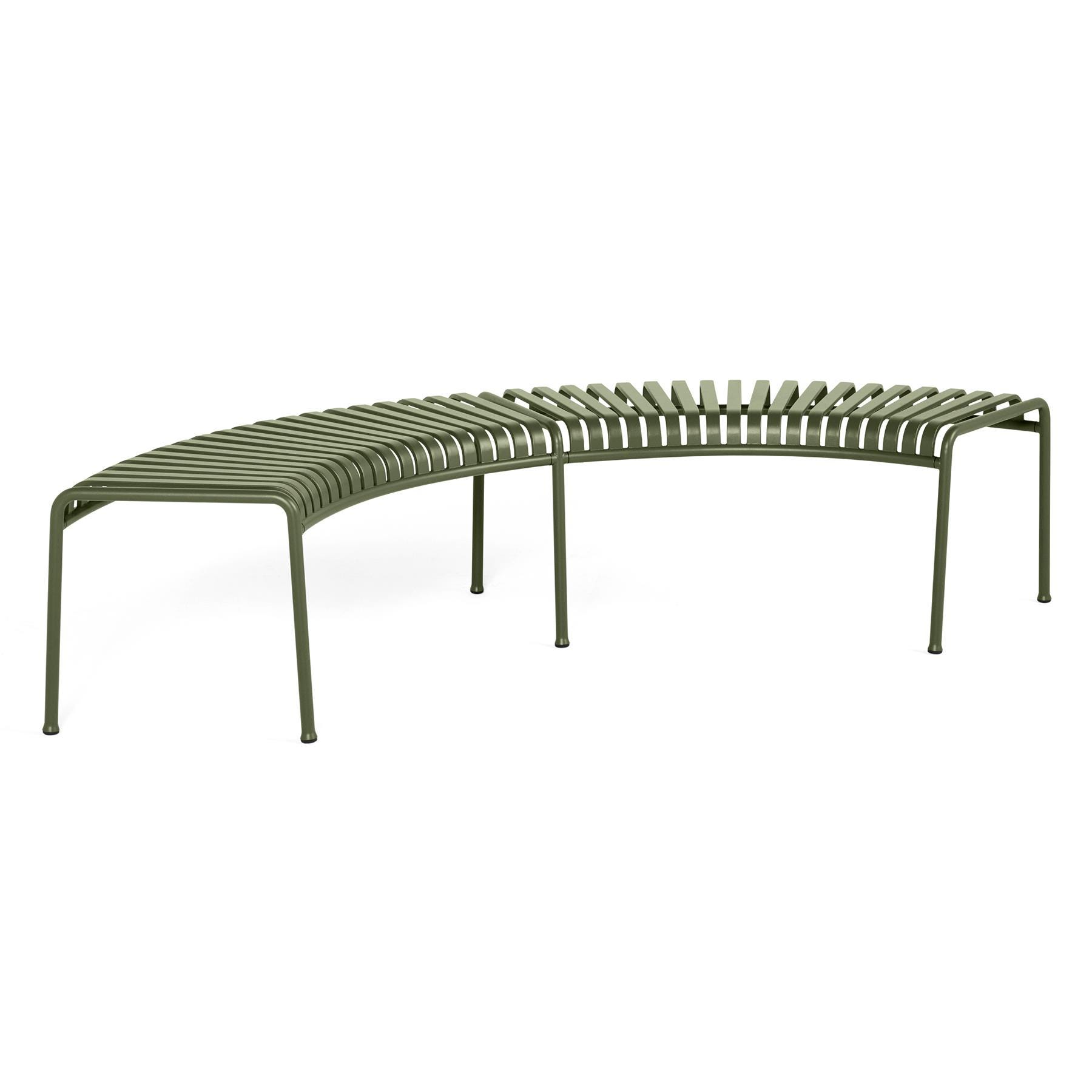 Hay Palissade Garden Furniture Park Bench Olive Green Designer Furniture From Holloways Of Ludlow