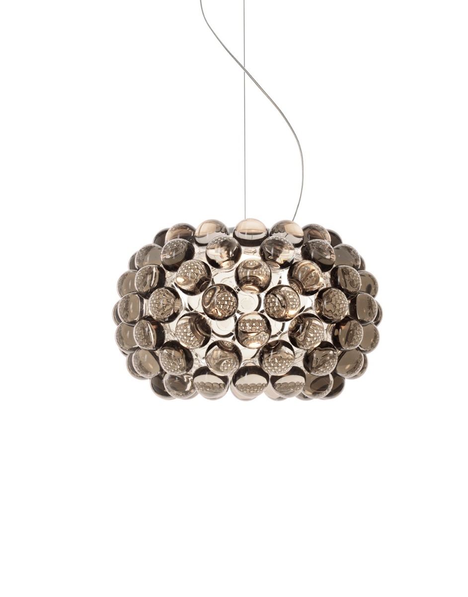 Foscarini Caboche Pendant Small Led Dimmable Grey Designer Pendant Lighting