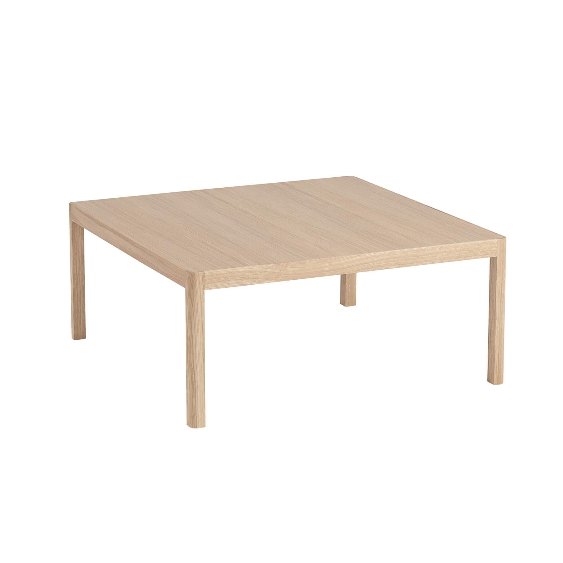 Muuto Workshop Coffee Table 86x86cm Oak Legs And Top Brown Designer Furniture From Holloways Of Ludlow