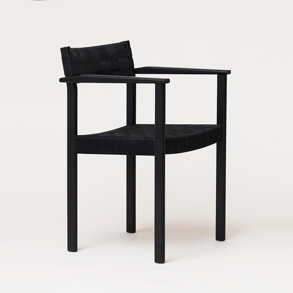 Motif Armchair Black Stained Oak