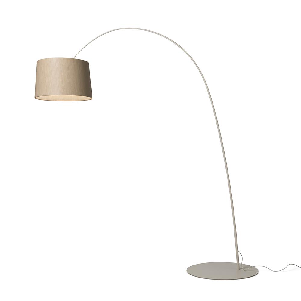 Twiggy Floor Light Wooden Shade Wood Mylight Greybeige