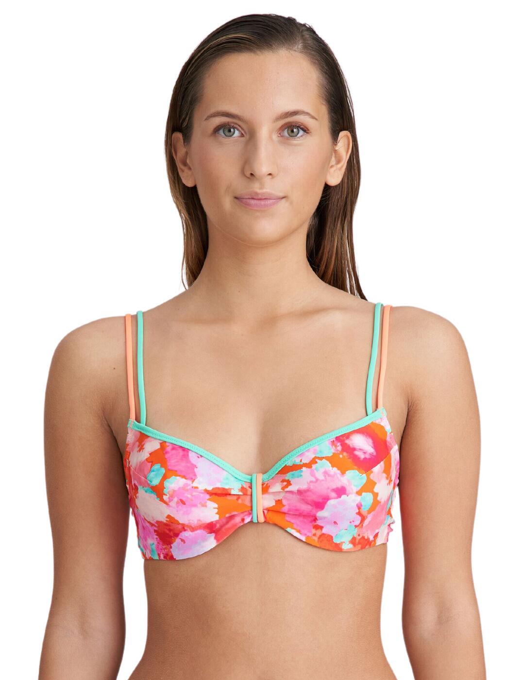 Marie Jo Apollonis Full Cup Bikini Top - Neon Sunset - 34C