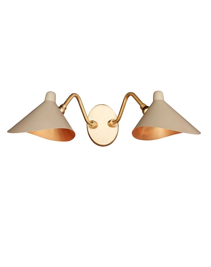 Dino Twin Wall Light White