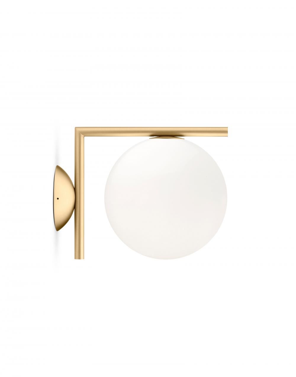 Ic Wall Ceiling Light Outdoor Small Brass