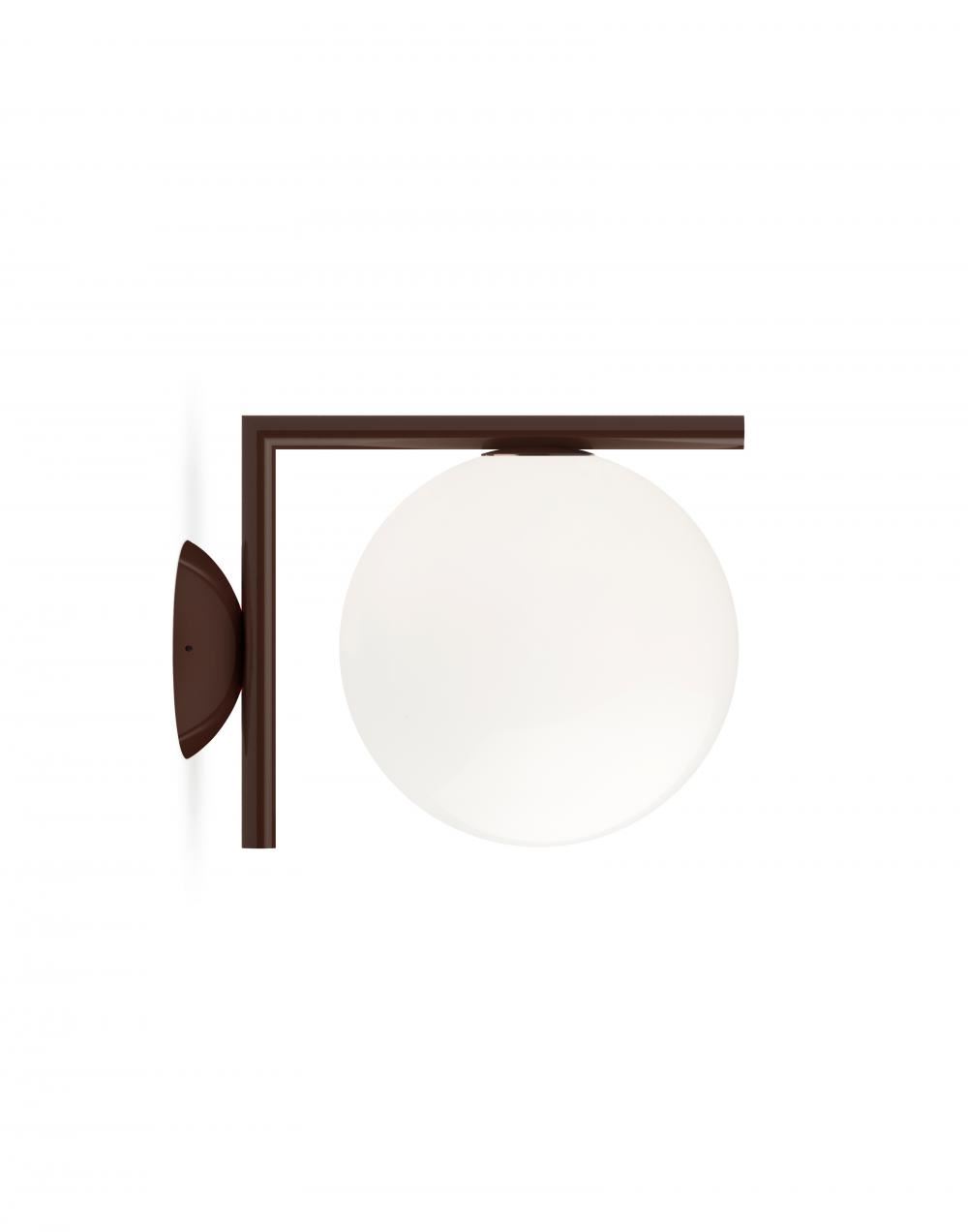 Ic Wall Ceiling Light Outdoor Small Deep Brown