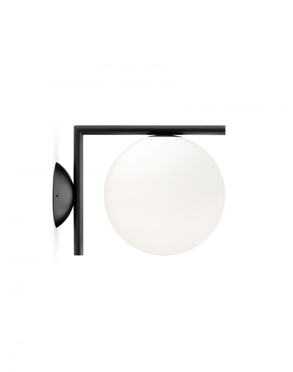 Ic Wall Ceiling Light Outdoor Small Black