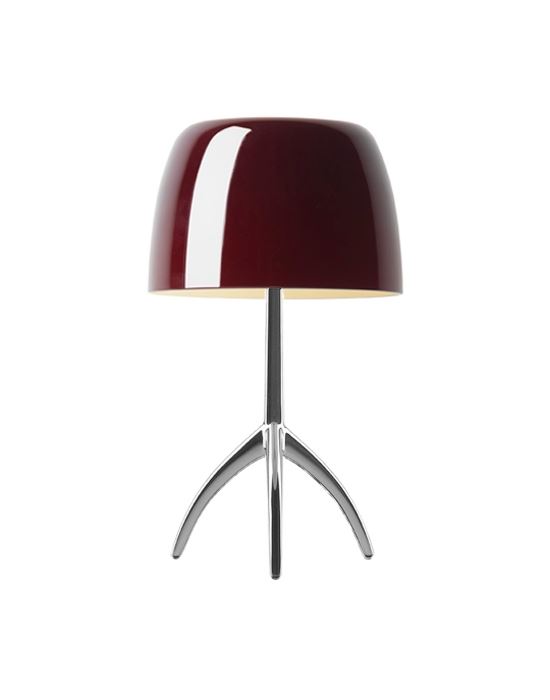 Lumiere 05 Table Light Large Cherry Shade Cast Aluminium Dimmer